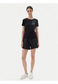 EA7 Emporio Armani T-Shirt 7W000133 AF10373 UC001 Czarny Regular Fit. Kolor: czarny. Materiał: bawełna