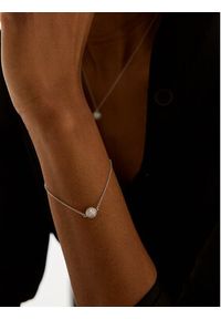 Daniel Wellington Bransoletka Pavé DW00400656 Srebrny. Materiał: metalowe. Kolor: srebrny #5