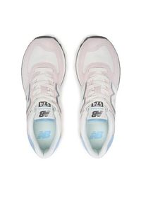 New Balance Sneakersy WL574QC Różowy. Kolor: różowy. Materiał: zamsz, skóra. Model: New Balance 574 #5