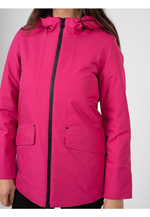 Geox Kurtka "Gendry" | W2621A T2940 | Kobieta | Różowy. Okazja: na spacer, na co dzień. Typ kołnierza: kaptur. Kolor: różowy. Materiał: poliester. Styl: elegancki, casual