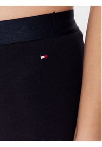 TOMMY HILFIGER - Tommy Hilfiger Legginsy UW0UW04524 Granatowy Slim Fit. Kolor: niebieski. Materiał: bawełna #4