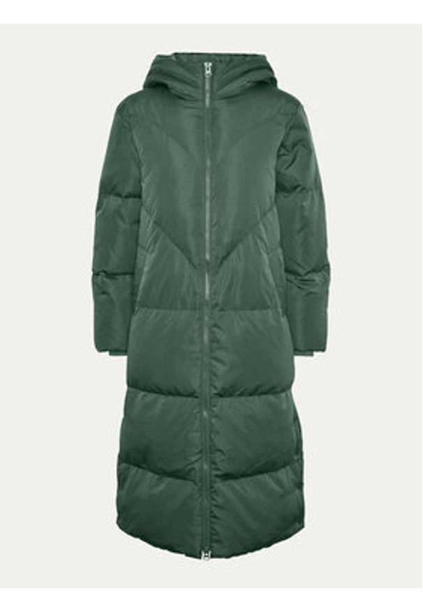 YAS Kurtka puchowa 26030707 Zielony Regular Fit. Kolor: zielony. Materiał: syntetyk