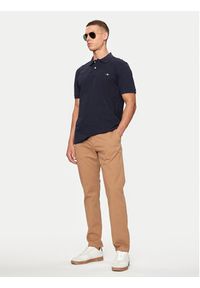 GANT - Gant Polo Shield 2220 Granatowy Slim Fit. Typ kołnierza: polo. Kolor: niebieski. Materiał: bawełna