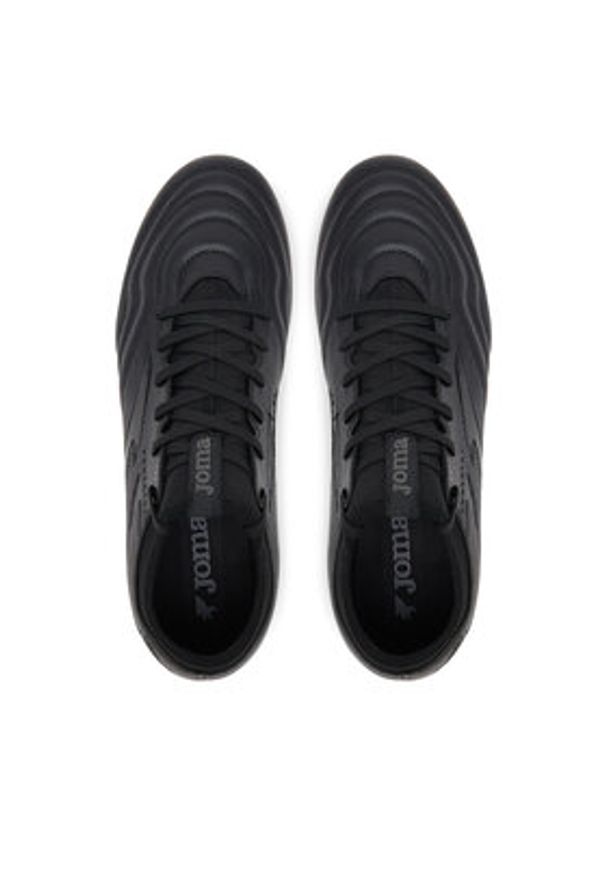 Joma Buty do piłki nożnej Powerful 2521 POWS2521AG Czarny. Kolor: czarny. Materiał: skóra