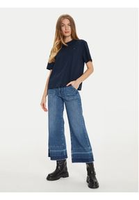 TOMMY HILFIGER - Tommy Hilfiger T-Shirt Modern Flag WW0WW43597 Granatowy Relaxed Fit. Kolor: niebieski. Materiał: bawełna #2