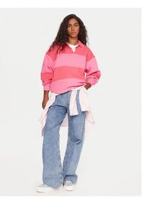 Roxy Bluza Cross Your Mind ERJFT05015 Różowy Boxy Fit. Kolor: różowy. Materiał: bawełna