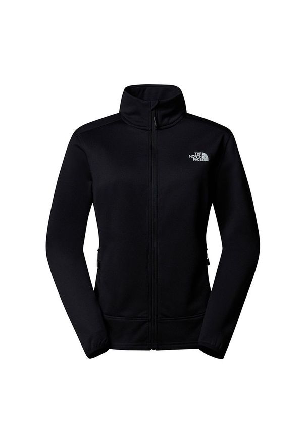 Bluza The North Face Mistyescape 0A87HT4HF1 - czarna. Kolor: czarny. Materiał: elastan, poliester, polar. Styl: klasyczny. Sport: narciarstwo