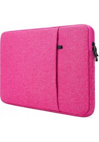 NoName - ETUI POKROWIEC Z KIESZENIĄ LAPTOP MACBOOK PRO AIR 13.3" RÓŻOWY. Kolor: różowy #1