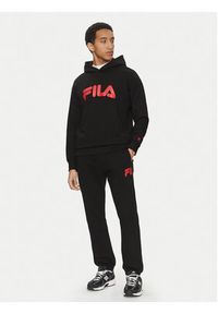 Fila Bluza Landogne FAM0872 Czarny Regular Fit. Kolor: czarny. Materiał: syntetyk