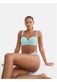 Triumph Biustonosz z fiszbiną Palina Moonlight Kiss 10224803 Turkusowy. Kolor: turkusowy. Materiał: syntetyk #5