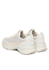 Calvin Klein Sneakersy Hike Runner Lace Up Techmix YW0YW02030 Écru. Materiał: skóra #6