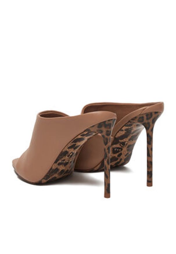 Eva Minge Klapki EO- SAMIRA-LT20136-159-1 Beżowy. Kolor: beżowy. Materiał: skóra