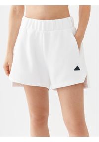 Adidas - adidas Szorty sportowe Z.N.E. IN5149 Biały Loose Fit. Kolor: biały. Materiał: bawełna #1