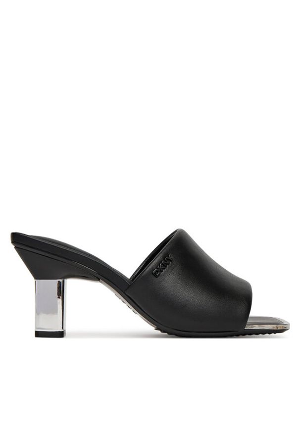 DKNY Klapki Kelley K1599369 Czarny. Kolor: czarny. Materiał: skóra