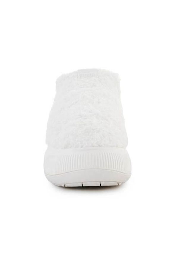 Buty do chodzenia damskie Puma Suede Mayu Slip-on Teddy W. Zapięcie: bez zapięcia. Kolor: biały, wielokolorowy. Materiał: materiał, syntetyk, tkanina. Szerokość cholewki: normalna. Model: Puma Suede. Sport: turystyka piesza