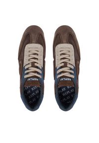 Replay - REPLAY Sneakersy GMSIB .000.C0002L Brązowy. Kolor: brązowy. Materiał: zamsz, skóra #5