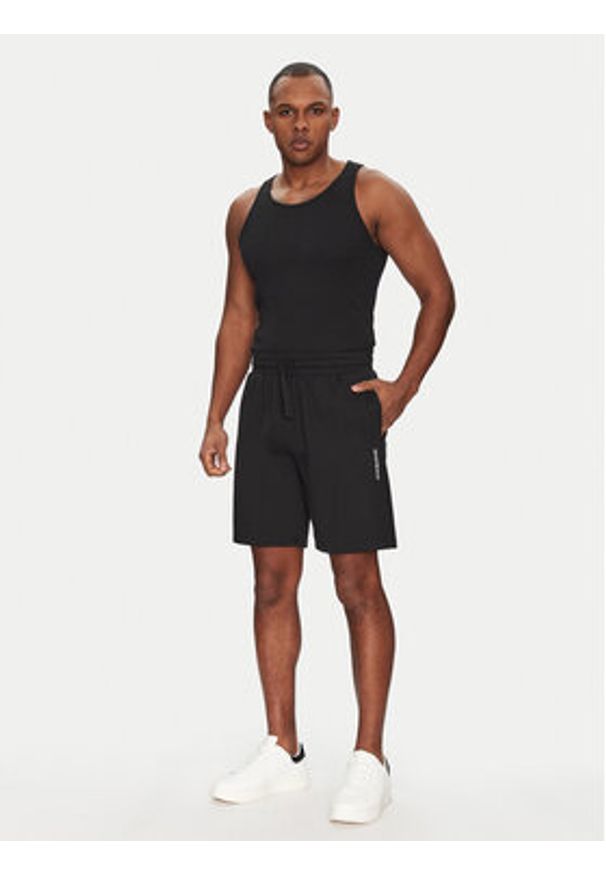 Emporio Armani Underwear Szorty sportowe EM000495 AF10790 UC001 Czarny Regular Fit. Kolor: czarny. Materiał: bawełna. Styl: sportowy