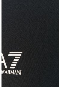EA7 Emporio Armani - T-shirt. Okazja: na co dzień. Kolor: niebieski. Materiał: dzianina. Wzór: nadruk. Styl: casual