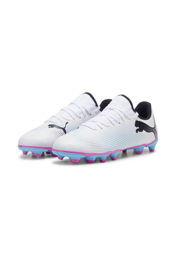 Buty piłkarskie męskie Puma Future 7 Play Fgag. Kolor: czarny, różowy, biały, wielokolorowy. Sport: piłka nożna