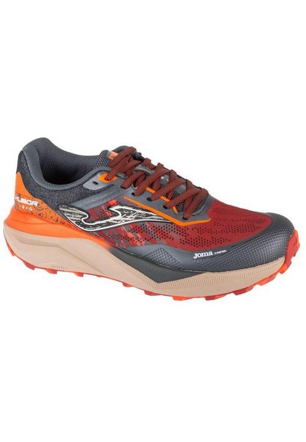 Joma - Trampki Męskie Logo Kubor. Kolor: żółty, czerwony, pomarańczowy, wielokolorowy. Sport: turystyka piesza