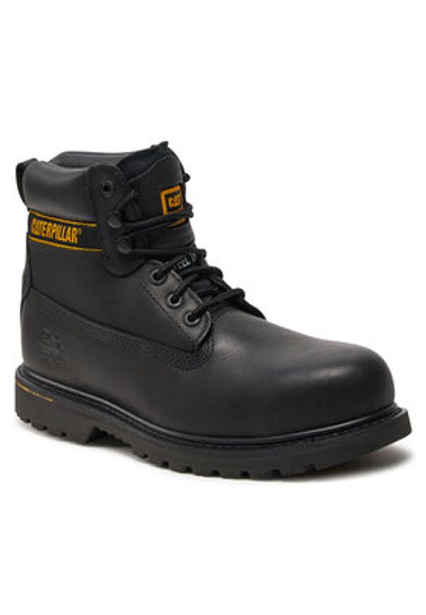 CAT Footwear Trapery Holton St P708030 Czarny. Kolor: czarny. Materiał: skóra