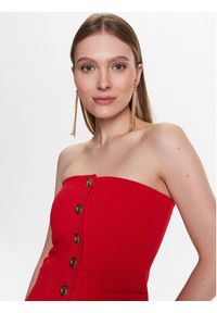 Pinko Top 100112 7624 Czerwony Slim Fit. Kolor: czerwony. Materiał: syntetyk #4