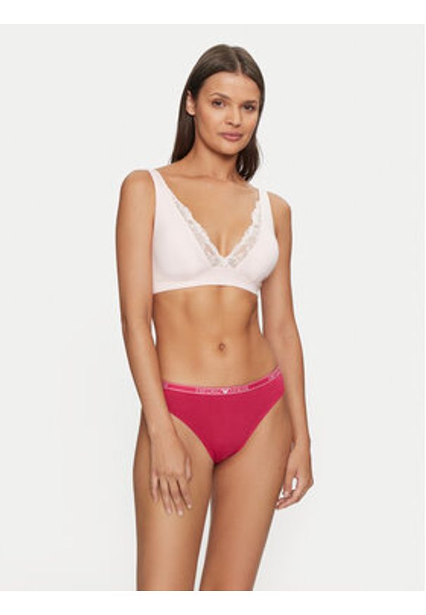 Emporio Armani Underwear Komplet 2 par fig brazylijskich 164752 4F223 02275 Różowy. Kolor: różowy. Materiał: bawełna