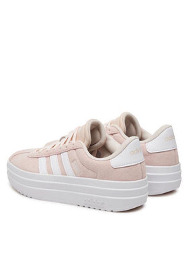 Adidas - adidas Sneakersy VL Court Bold IH9996 Różowy. Kolor: różowy. Materiał: skóra