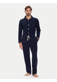 Polo Ralph Lauren Piżama 714P01952002 Granatowy Regular Fit. Kolor: niebieski. Materiał: syntetyk