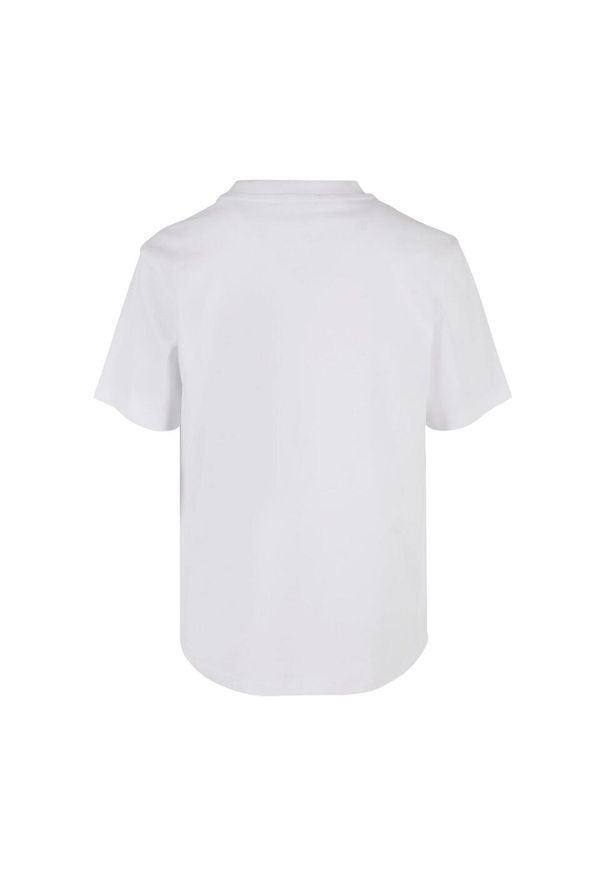 Urban Classics - T-shirt Dla Chłopca Skrypt Logo. Kolor: biały. Sport: turystyka piesza