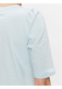 Moss Copenhagen T-Shirt Tiffa 17329 Błękitny Regular Fit. Kolor: niebieski. Materiał: bawełna #5