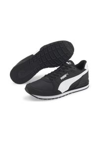 Buty Puma ST Runner V3 NL, Mężczyźni. Zapięcie: sznurówki. Kolor: brązowy, wielokolorowy, zielony, biały. Materiał: materiał, tkanina, syntetyk. Szerokość cholewki: normalna. Sport: turystyka piesza