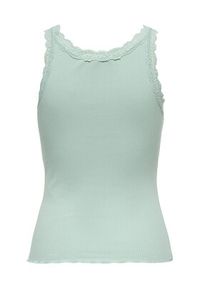 only - ONLY Top Sara 15345994 Zielony jasny Slim Fit. Kolor: zielony. Materiał: bawełna #3