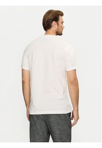 GANT - Gant T-Shirt 2003283 Écru Regular Fit. Materiał: bawełna