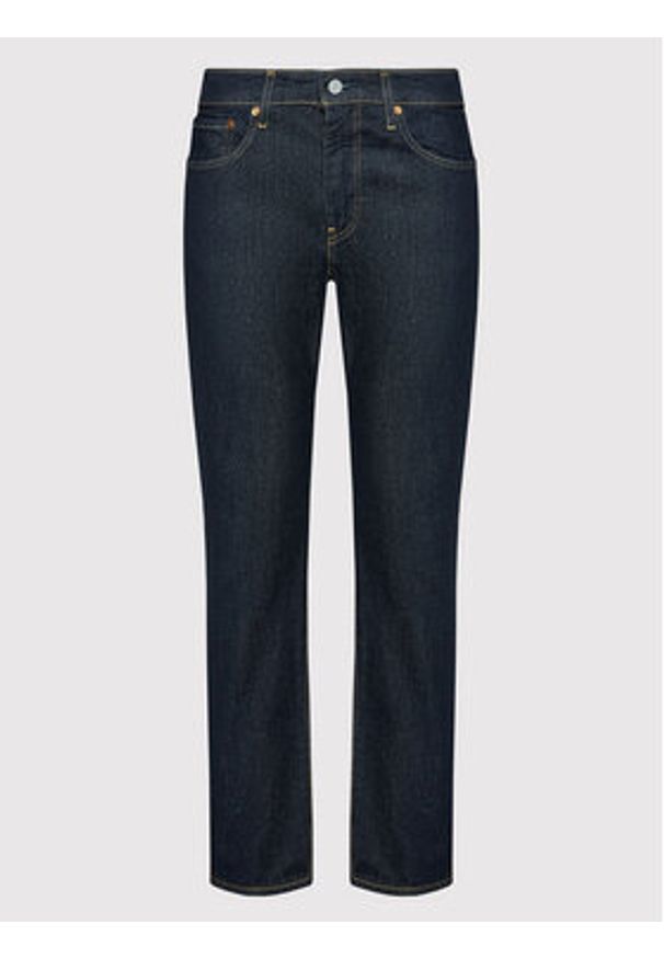 Levi's® Jeansy 502™ 29507-0280 Granatowy Taper Fit. Kolor: niebieski