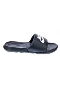 Nike - KLAPKI sportowe NIKE VICTORI ONE CN9675-002 basenowe czarne lekkie 45. Kolor: czarny, biały, wielokolorowy. Sezon: lato. Sport: pływanie