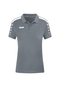 Polo Jako Power. Typ kołnierza: polo. Kolor: szary. Sport: piłka nożna #1