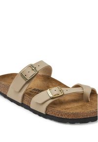 Birkenstock Japonki Mayari 1029726 Beżowy. Kolor: beżowy. Materiał: skóra