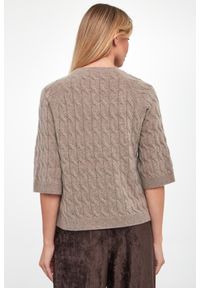 Marella - Sweter damski z kaszmirem Franz MARELLA SPORT. Materiał: kaszmir. Styl: sportowy