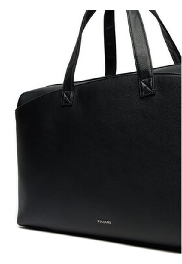 Puccini Torba TD242-1 Czarny. Kolor: czarny. Materiał: skóra