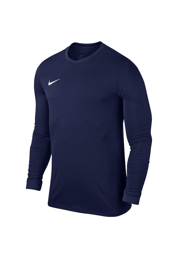 Nike - Męska Koszulka Z Długim Rękawem Park VII. Kolor: niebieski. Długość rękawa: długi rękaw. Długość: długie