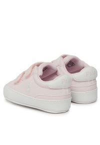 Polo Ralph Lauren Sneakersy RL100748 Różowy. Kolor: różowy. Materiał: skóra