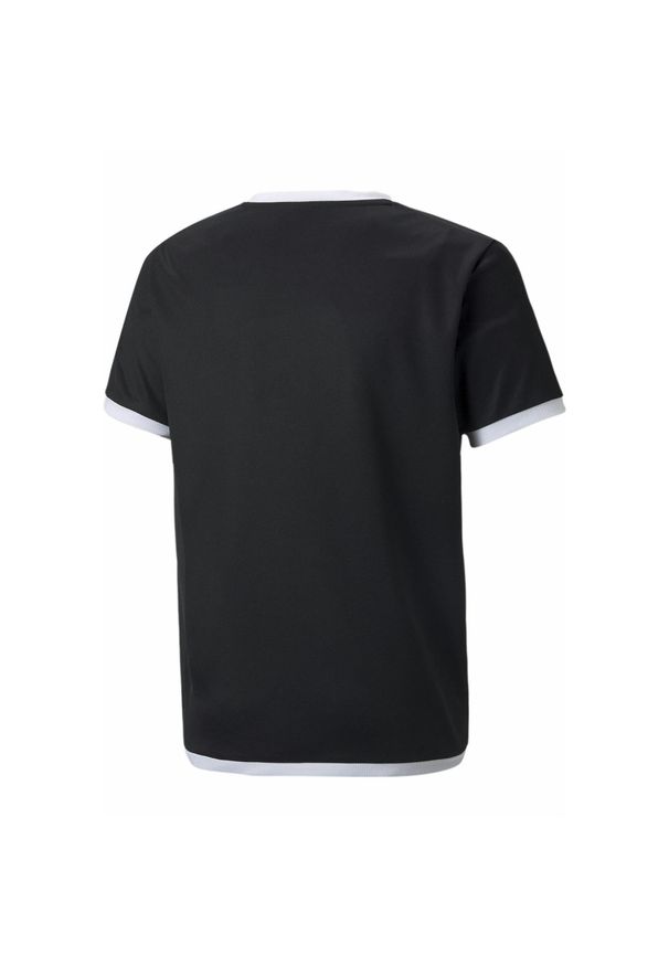 Koszulka dla dzieci Puma teamLIGA Jersey Junior. Kolor: biały, wielokolorowy, czarny. Materiał: jersey