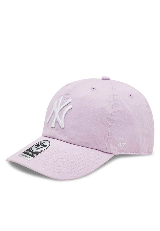 47 Brand Czapka z daszkiem Mlb New York Yankees '47 Clean Up W/ No Loop Label B-NLRGW17GWS-YX Fioletowy. Kolor: fioletowy. Materiał: materiał