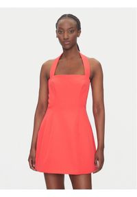 BARDOT Sukienka koktajlowa 59857DB Czerwony Slim Fit. Kolor: czerwony. Materiał: syntetyk. Styl: wizytowy