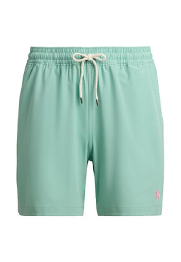 Polo Ralph Lauren Szorty kąpielowe 710957782509 Zielony Regular Fit. Kolor: zielony. Materiał: syntetyk