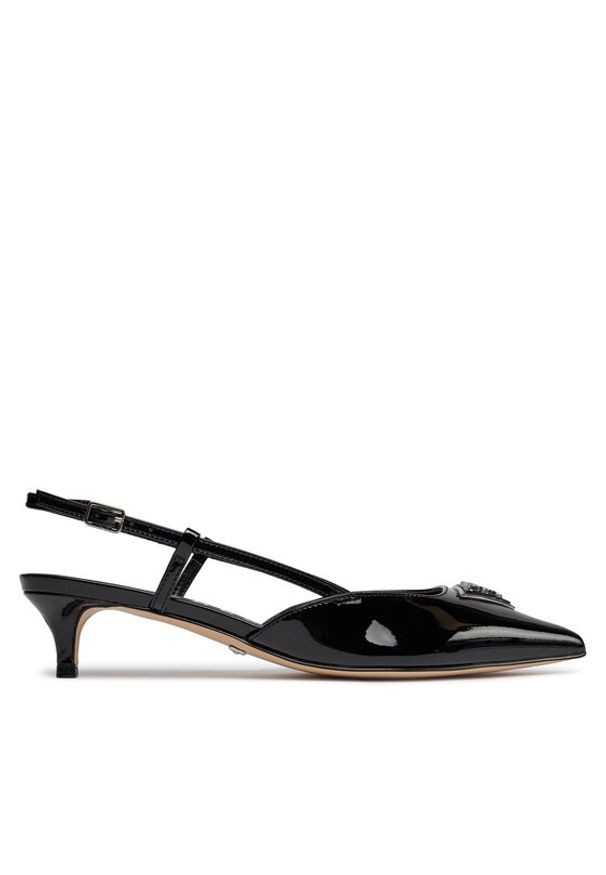 Guess Sandały Jesson FLPJES PAT05 Czarny. Kolor: czarny. Materiał: lakier, skóra
