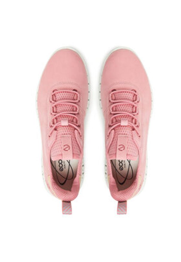 ecco - ECCO Sneakersy Gruuv W 21820361129 Różowy. Kolor: różowy. Materiał: skóra, nubuk
