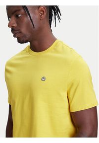United Colors of Benetton - United Colors Of Benetton T-Shirt 3MI5J1AF7 Żółty Regular Fit. Kolor: żółty. Materiał: bawełna #4