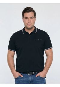 Big-Star - Koszulka męska polo czarna Wladym 906. Typ kołnierza: polo. Kolor: czarny. Materiał: dzianina. Wzór: nadruk. Styl: klasyczny #8